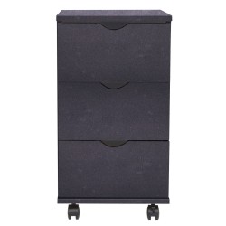 vidaXL Schubladenelement 33×45×60 cm Schwarz