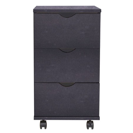 vidaXL Schubladenelement 33×45×60 cm Schwarz