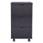 vidaXL Schubladenelement 33×45×60 cm Schwarz vidaXL Schubladenelement 33×45×60 cm Schwarz