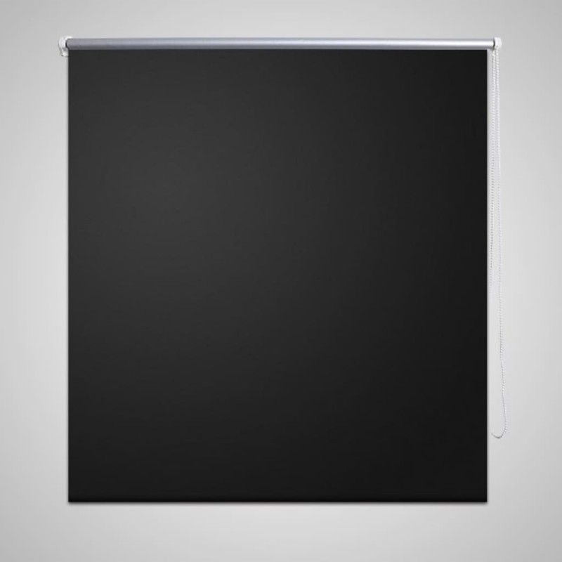 Verdunkelungsrollo 160 x 175 cm schwarz Verdunkelungsrollo 160 x 175 cm schwarz