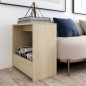 Beistelltisch Sonoma-Eiche 50x26x50 cm Holzwerkstoff Beistelltisch Sonoma-Eiche 50x26x50 cm Holzwerkstoff