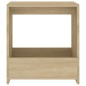 Beistelltisch Sonoma-Eiche 50x26x50 cm Holzwerkstoff Beistelltisch Sonoma-Eiche 50x26x50 cm Holzwerkstoff