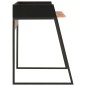 Schreibtisch Schwarz und Braun 90x60x88 cm Schreibtisch Schwarz und Braun 90x60x88 cm