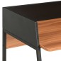 Schreibtisch Schwarz und Braun 90x60x88 cm Schreibtisch Schwarz und Braun 90x60x88 cm