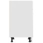vidaXL Schubunterschrank Hochglanz-Weiß 60x46x81,5 cm Holzwerkstoff vidaXL Schubunterschrank Hochglanz-Weiß 60x46x81,5 cm Holzwerkstoff
