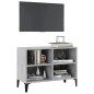TV-Schrank mit Metallbeinen Betongrau 69,5x30x50 cm TV-Schrank mit Metallbeinen Betongrau 69,5x30x50 cm