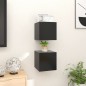 TV-Wandschränke 2 Stk. Schwarz 30,5x30x30 cm TV-Wandschränke 2 Stk. Schwarz 30,5x30x30 cm