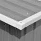 Gartenhaus 257x298x178 cm Metall Grau Gartenhaus 257x298x178 cm Metall Grau