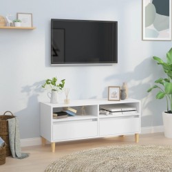 vidaXL TV-Schrank Weiß 100x34,5x44,5 cm Holzwerkstoff