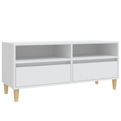vidaXL TV-Schrank Weiß 100x34,5x44,5 cm Holzwerkstoff