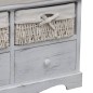 vidaXL Sitzbank mit Stauraum Weiß 62×33×42 cm Paulownia Holz vidaXL Sitzbank mit Stauraum Weiß 62×33×42 cm Paulownia Holz
