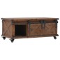 Couchtisch Tannenholz Massiv 91 x 51 x 38 cm Braun Couchtisch Tannenholz Massiv 91 x 51 x 38 cm Braun