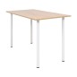 Esstisch 120×60×73 cm Eichenbraun und Weiß Esstisch 120×60×73 cm Eichenbraun und Weiß