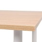 Esstisch 120×60×73 cm Eichenbraun und Weiß Esstisch 120×60×73 cm Eichenbraun und Weiß