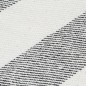 Überwurf Baumwolle Streifen 220x250 cm Anthrazit Überwurf Baumwolle Streifen 220x250 cm Anthrazit