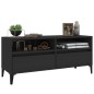 vidaXL TV-Schrank Schwarz 100x34,5x44,5 cm Holzwerkstoff vidaXL TV-Schrank Schwarz 100x34,5x44,5 cm Holzwerkstoff