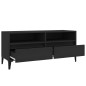 vidaXL TV-Schrank Schwarz 100x34,5x44,5 cm Holzwerkstoff vidaXL TV-Schrank Schwarz 100x34,5x44,5 cm Holzwerkstoff