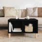 Couchtisch Schwarz 60x50x36,5 cm Holzwerkstoff Couchtisch Schwarz 60x50x36,5 cm Holzwerkstoff
