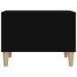 Couchtisch Schwarz 60x50x36,5 cm Holzwerkstoff Couchtisch Schwarz 60x50x36,5 cm Holzwerkstoff