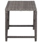 vidaXL Gartenbank 80 cm Poly Rattan Grau vidaXL Gartenbank 80 cm Poly Rattan Grau