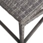 vidaXL Gartenbank 80 cm Poly Rattan Grau vidaXL Gartenbank 80 cm Poly Rattan Grau