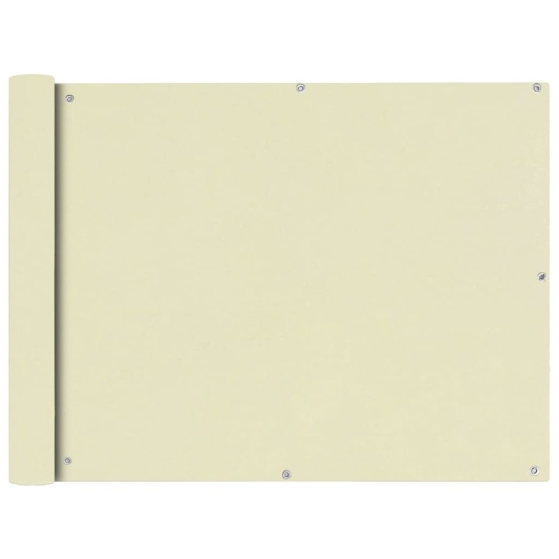 Balkonsichtschutz Oxfordgewebe 90x600 cm Creme Balkonsichtschutz Oxfordgewebe 90x600 cm Creme