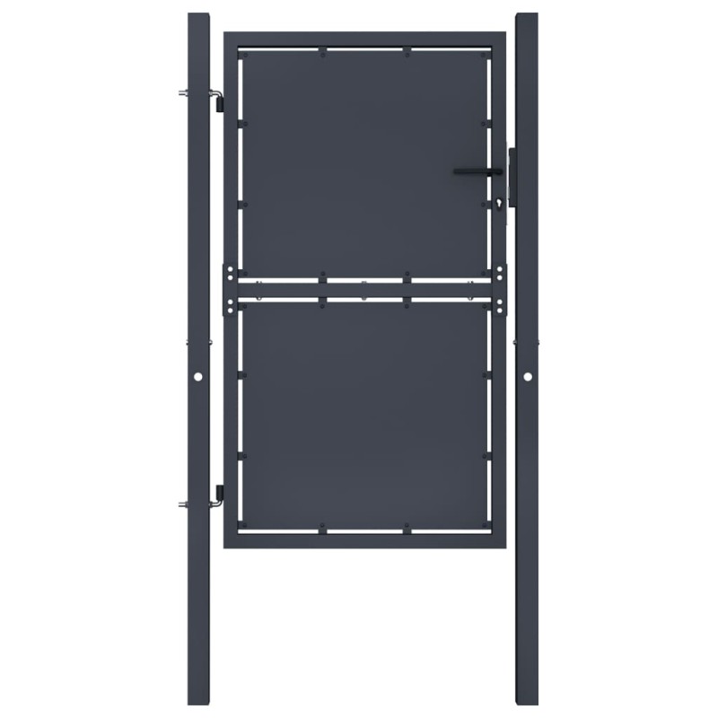 Gartentor Stahl 100×125 cm Anthrazit Gartentor Stahl 100×125 cm Anthrazit