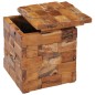 Hocker mit Stauraum Massivholz Teak Hocker mit Stauraum Massivholz Teak