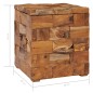 Hocker mit Stauraum Massivholz Teak Hocker mit Stauraum Massivholz Teak