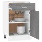 Unterschrank mit Schublade Grau Sonoma 50x46x81,5 cm Unterschrank mit Schublade Grau Sonoma 50x46x81,5 cm