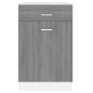Unterschrank mit Schublade Grau Sonoma 50x46x81,5 cm Unterschrank mit Schublade Grau Sonoma 50x46x81,5 cm