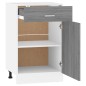 Unterschrank mit Schublade Grau Sonoma 50x46x81,5 cm Unterschrank mit Schublade Grau Sonoma 50x46x81,5 cm