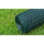 Maschendraht Verzinkter Stahl Hexagon 1×25 m Dunkelgrün Maschendraht Verzinkter Stahl Hexagon 1×25 m Dunkelgrün