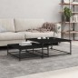 Satztische 2 Stk. Schwarz Holzwerkstoff Satztische 2 Stk. Schwarz Holzwerkstoff