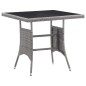 Gartentisch Anthrazit 80 x 80 x 74 cm Poly Rattan Gartentisch Anthrazit 80 x 80 x 74 cm Poly Rattan