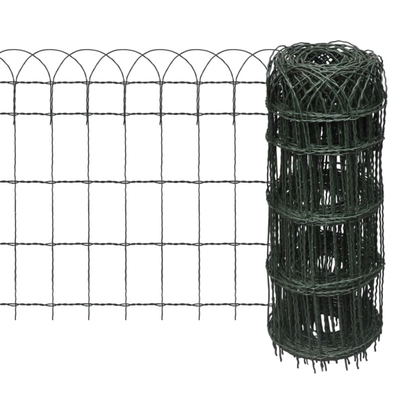 Beetzaun Pulverbeschichtetes Eisen 10×0,65 m Beetzaun Pulverbeschichtetes Eisen 10×0,65 m