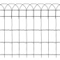 Beetzaun Pulverbeschichtetes Eisen 10×0,65 m Beetzaun Pulverbeschichtetes Eisen 10×0,65 m