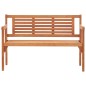 vidaXL Gartenbank Klappbar 120 cm Massivholz Eukalyptus vidaXL Gartenbank Klappbar 120 cm Massivholz Eukalyptus