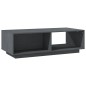 Couchtisch Grau 110x50x33,5 cm Massivholz Kiefer Couchtisch Grau 110x50x33,5 cm Massivholz Kiefer