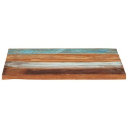 Tischplatte Quadratisch 60x60 cm 25-27 mm Altholz Massiv