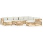 11-tlg. Garten-Lounge-Set mit Kissen Grün Imprägniertes Holz 11-tlg. Garten-Lounge-Set mit Kissen Grün Imprägniertes Holz