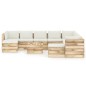 11-tlg. Garten-Lounge-Set mit Kissen Grün Imprägniertes Holz 11-tlg. Garten-Lounge-Set mit Kissen Grün Imprägniertes Holz