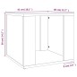 vidaXL Nachttisch Weiß 41x40x36 cm Holzwerkstoff vidaXL Nachttisch Weiß 41x40x36 cm Holzwerkstoff