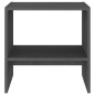 Nachttisch Grau 40x30,5x40 cm Kiefer Massivholz Nachttisch Grau 40x30,5x40 cm Kiefer Massivholz