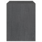 Nachttisch Grau 40x30,5x40 cm Kiefer Massivholz Nachttisch Grau 40x30,5x40 cm Kiefer Massivholz