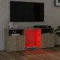 TV-Schrank mit LED-Leuchten Sonoma-Eiche 120x30x50 cm TV-Schrank mit LED-Leuchten Sonoma-Eiche 120x30x50 cm