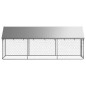 vidaXL Outdoor-Hundezwinger mit Dach 400x100x150 cm vidaXL Outdoor-Hundezwinger mit Dach 400x100x150 cm