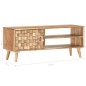 vidaXL TV-Schrank 100×35×40 cm Massivholz Akazie vidaXL TV-Schrank 100×35×40 cm Massivholz Akazie