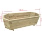 vidaXL Garten-Hochbeet 100x40x31 cm Kiefernholz Imprägniert vidaXL Garten-Hochbeet 100x40x31 cm Kiefernholz Imprägniert