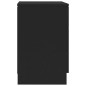 Nachttisch Schwarz 38x35x56 cm Holzwerkstoff Nachttisch Schwarz 38x35x56 cm Holzwerkstoff
